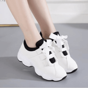 Ladies Fashion Casual Sneakers-White