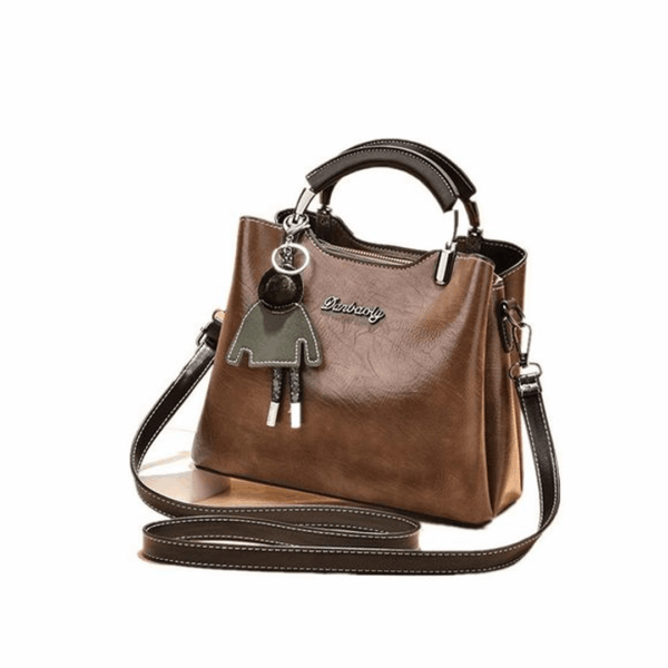 Ladies Quality Leather Bag -Brown