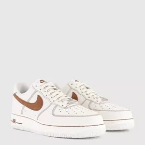 Air Force 1 07 Trainers Ivory Saddle Brown