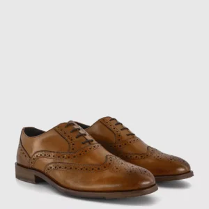 Milroy Leather Oxford Brogues Tan